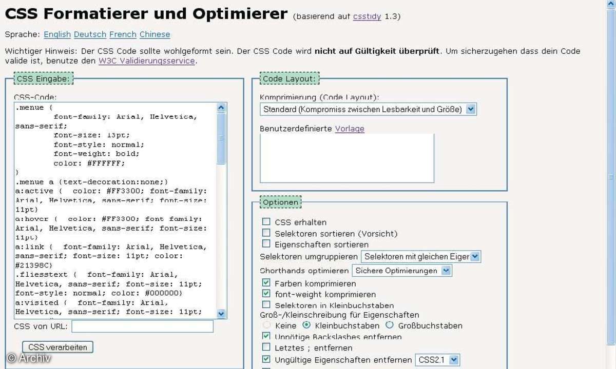 CSS-Akademie