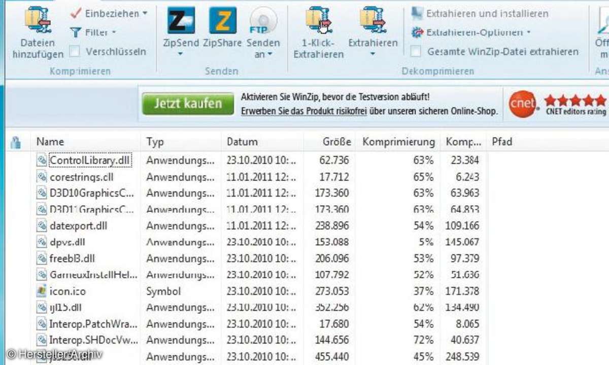WinZip 16, software, tools