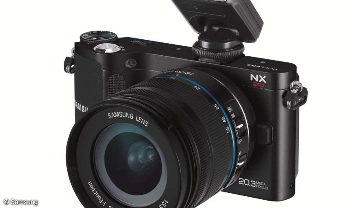 Samsung NX20, NX210, NX1000 - Erste Systemkameras mit WiFi