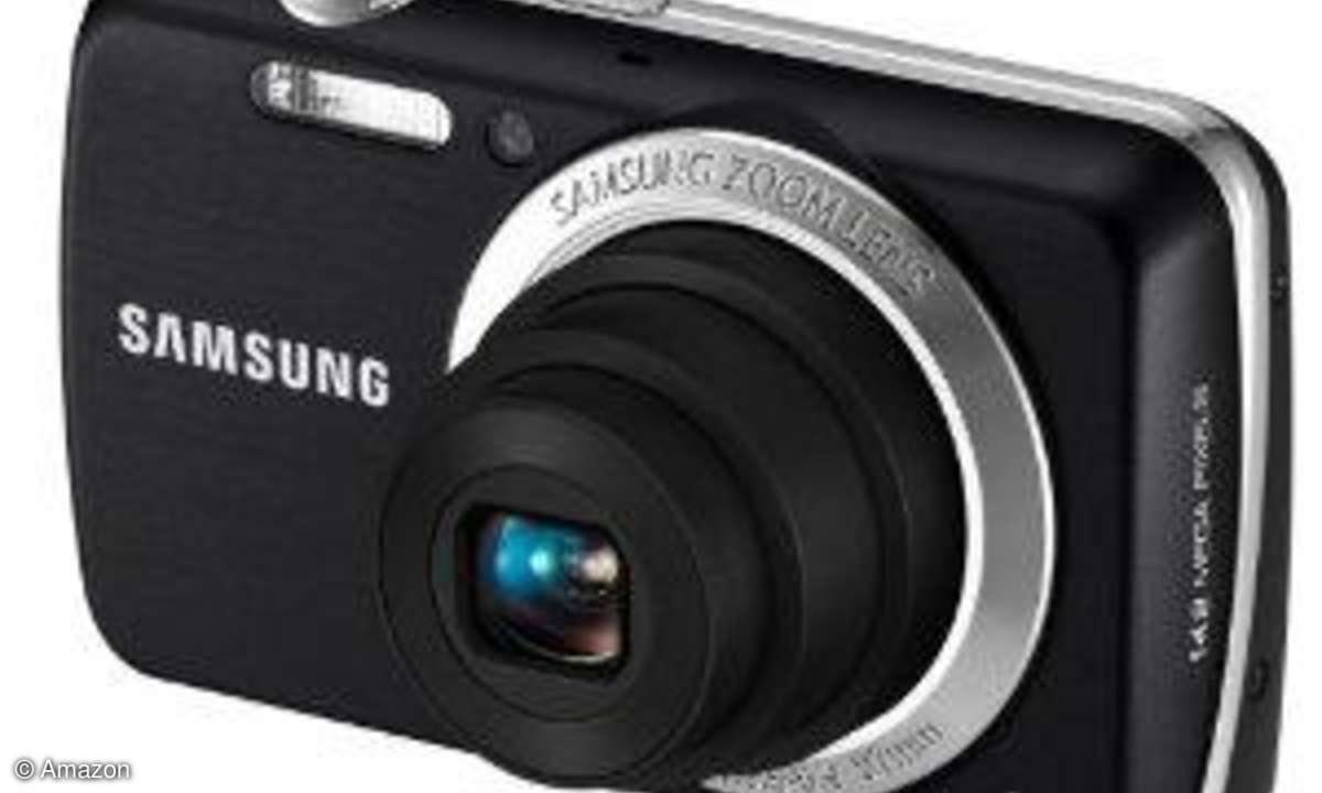 Samsung PL20 Digitalkamera, schwarz