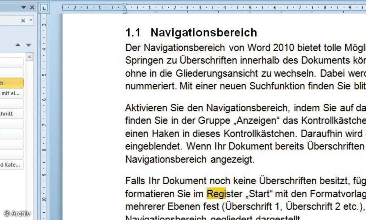 Word-Tipp: In Dokumenten 