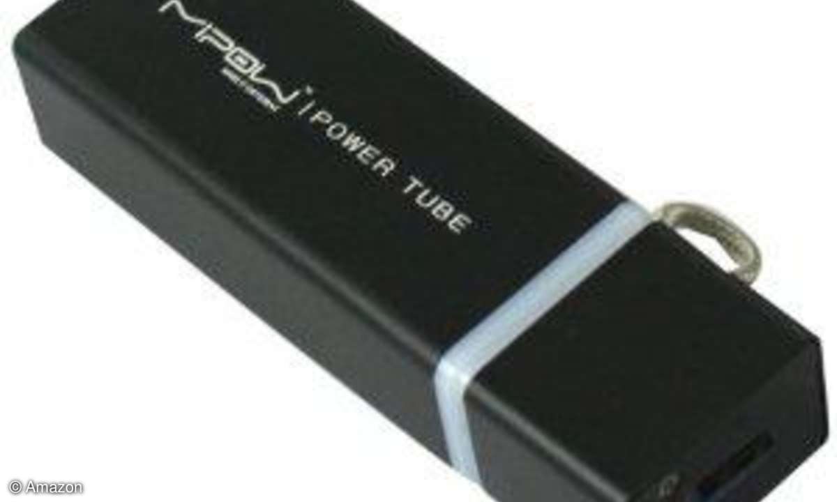 MiPow SP3000-BK PowerTube 3000 - mobiler Zusatz-Akku