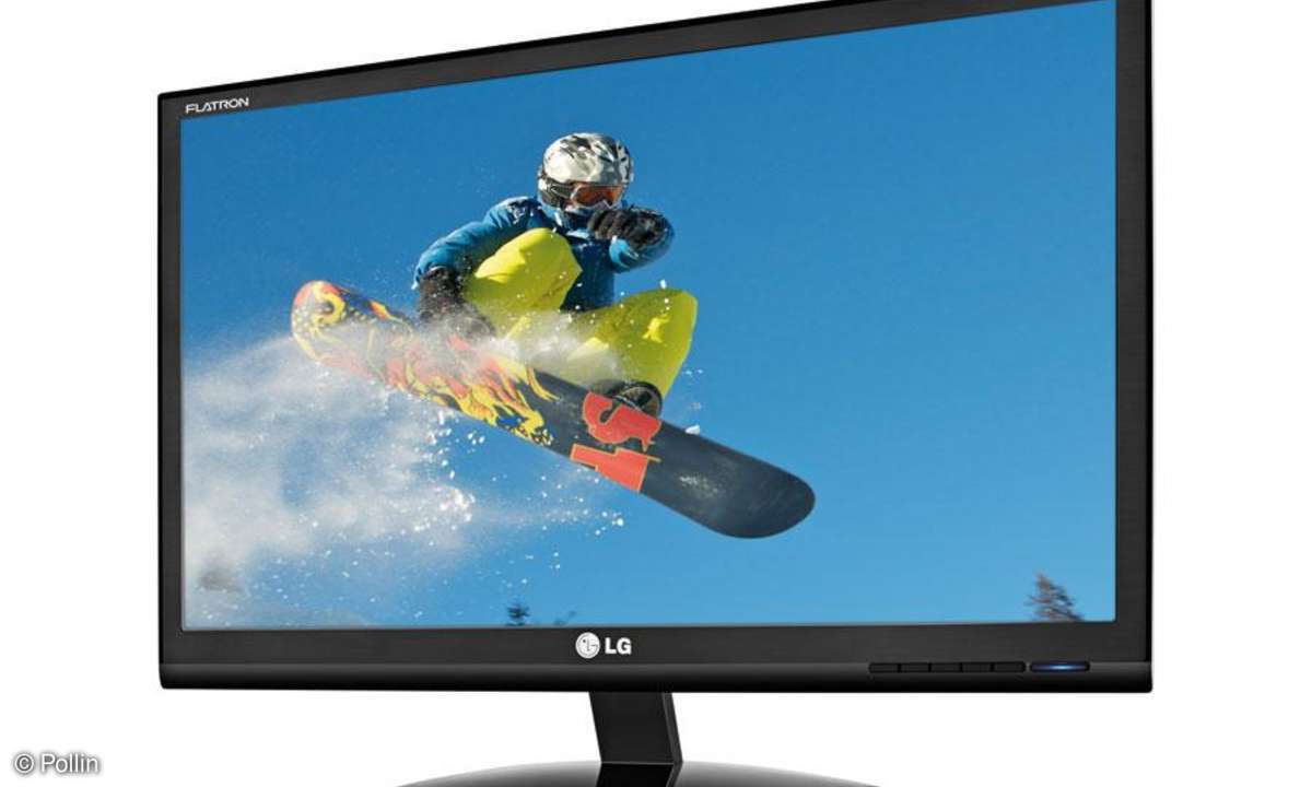 Pollin: 24" TFT/LED-Bildschirm LG E2441T-BN