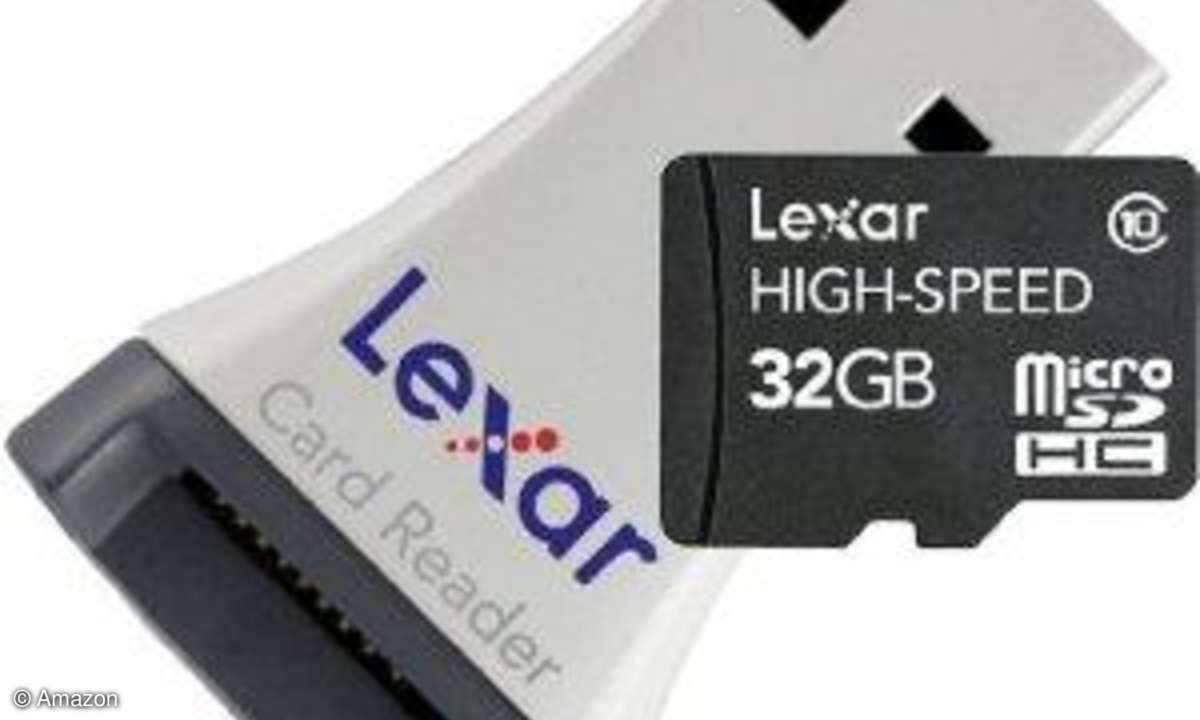 Lexar Speicherkarte mit Adapter