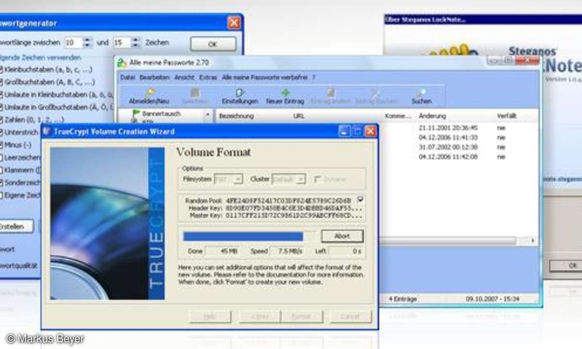 Freeware-Tools: Verschlüsselung und Kryptografie