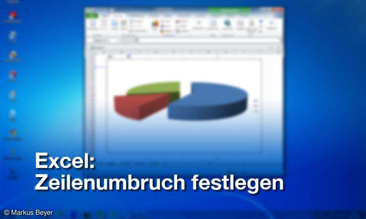 Excel: Zeilenumbruch festlegen