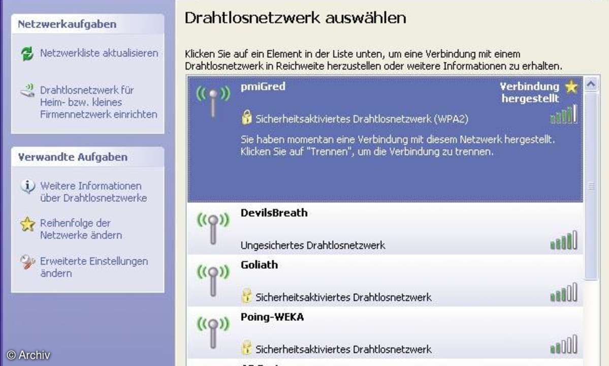 Funknetze in Reichweite