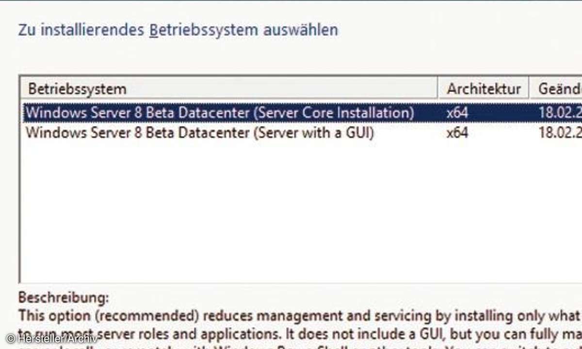 Windows Setup Installationsmethoden