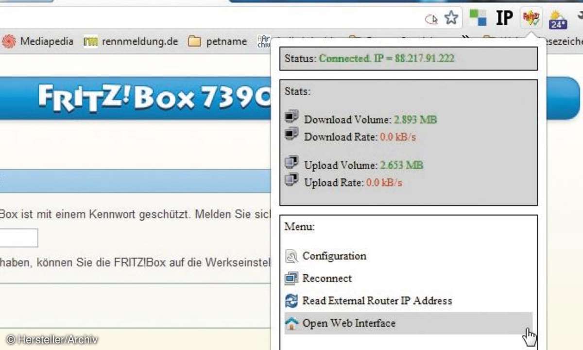 Das Chrome-Add-on Cr!Box