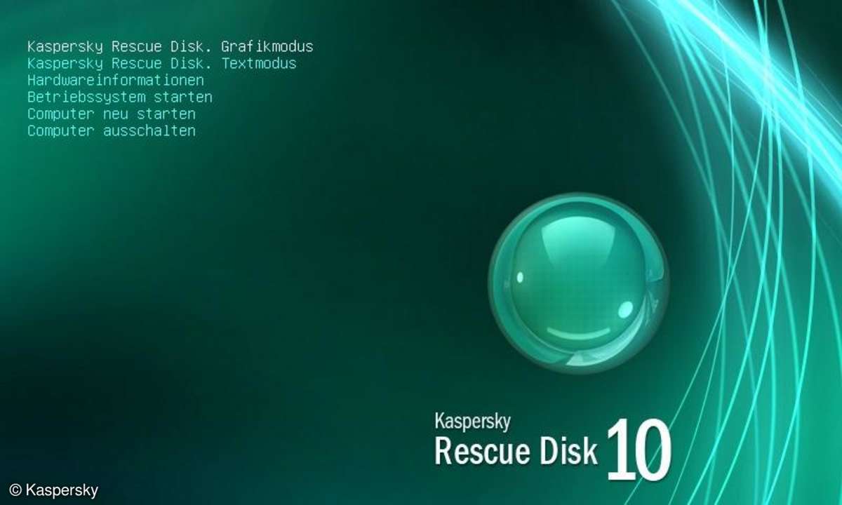 Die Kaspersky-Rettungs-CD