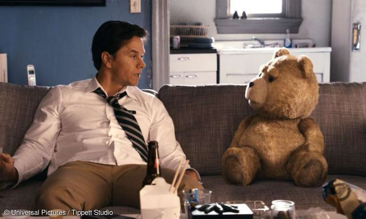 Kiffen und dumme Sprüche: John (Mark Wahlberg) und Teddy Ted sind dicke Kumpels.