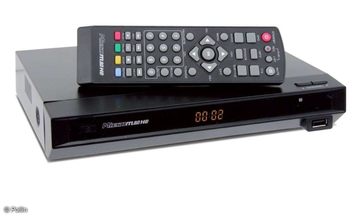 Pollin: DVB-S HDTV-Receiver MICRO M80 HD