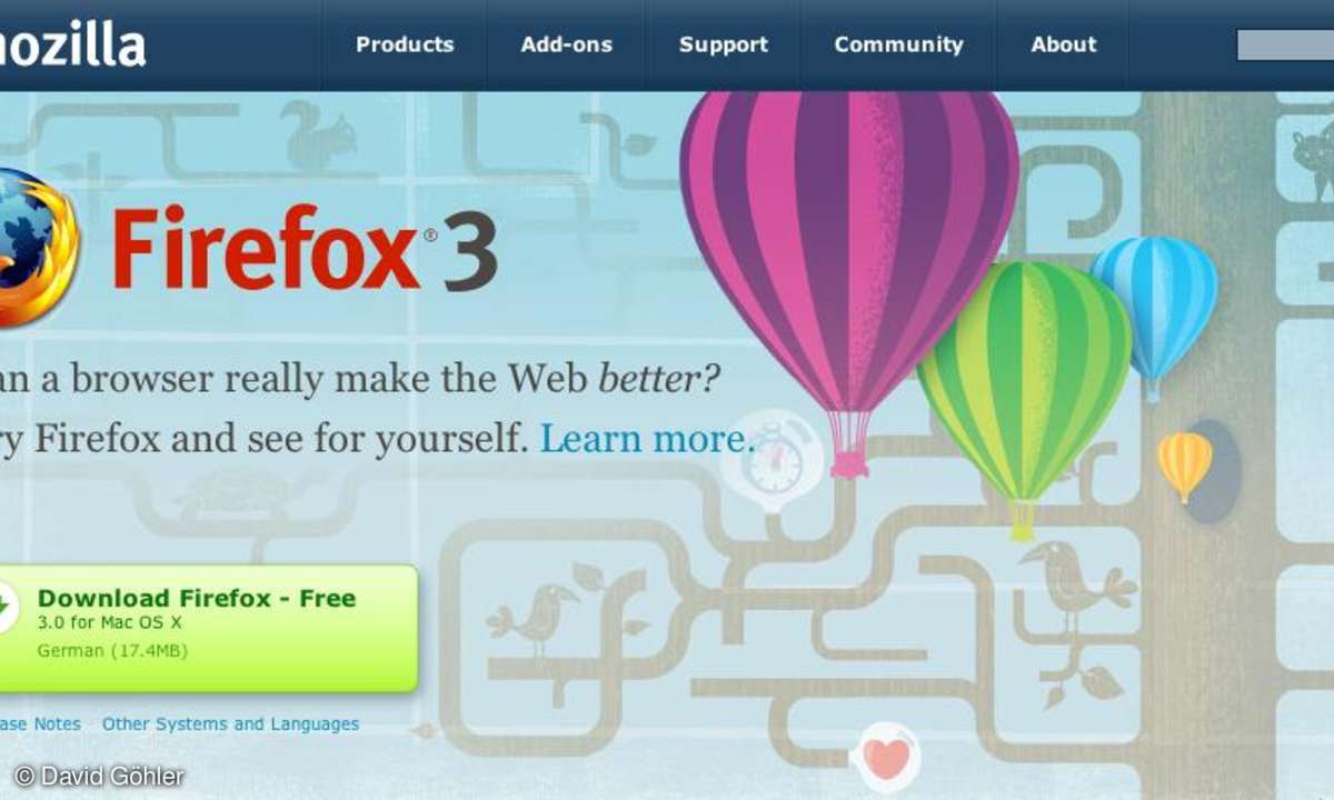 Screenshot Firefox Mozilla