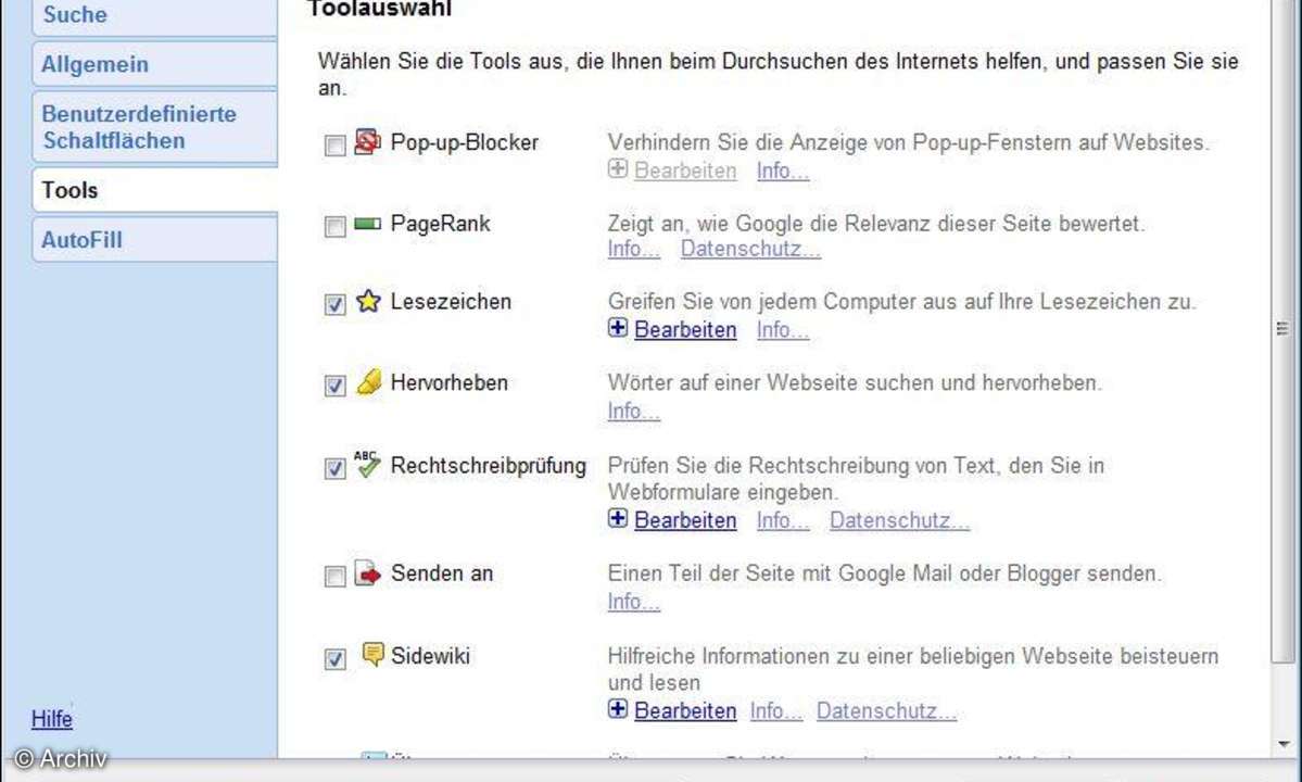 Google Toolbar