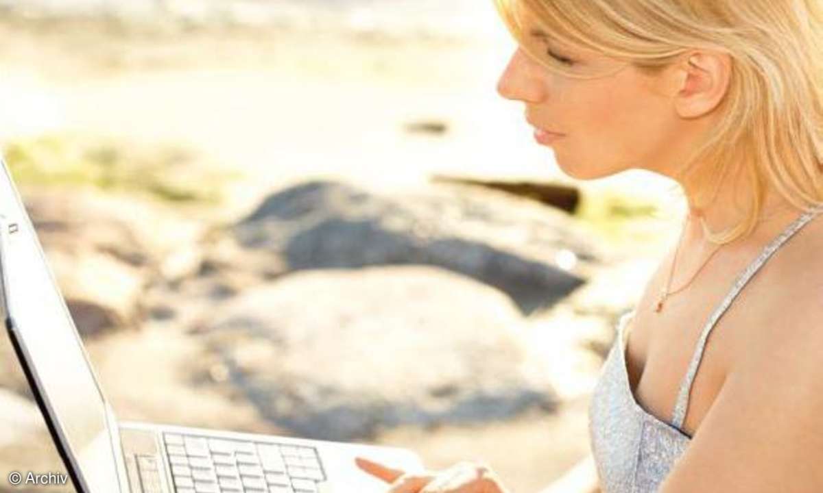 Online im Urlaub