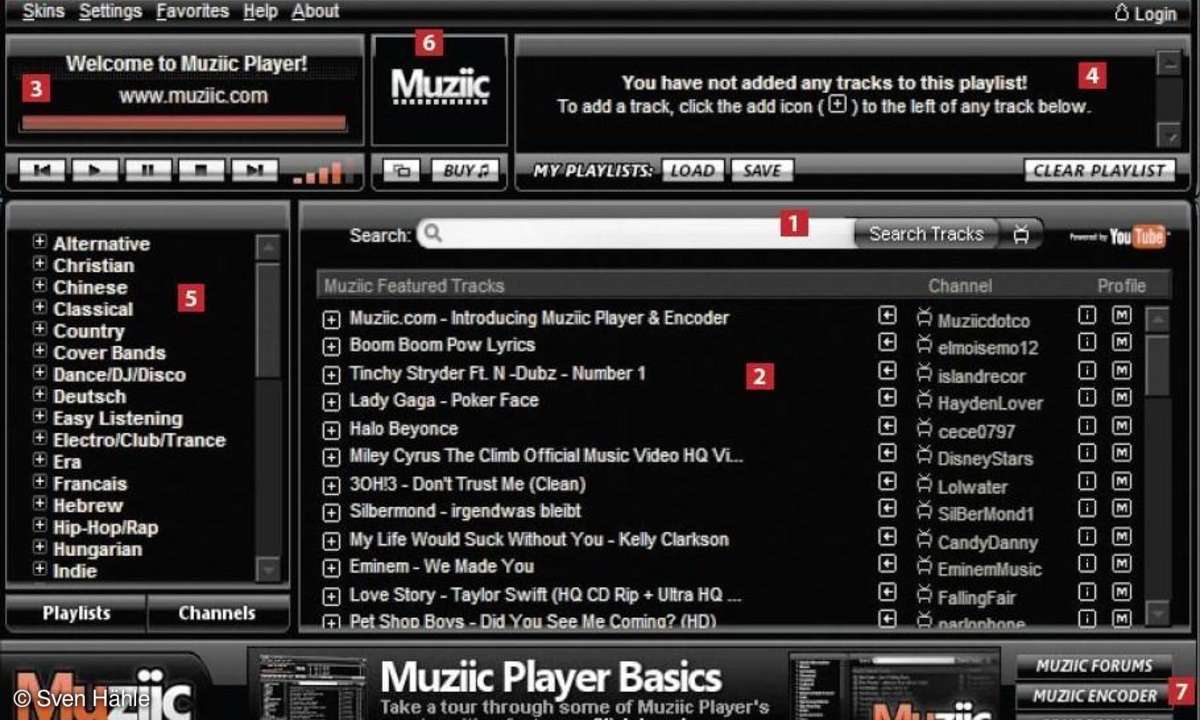Muziic.com - Musik gratis aus YouTube-Videos