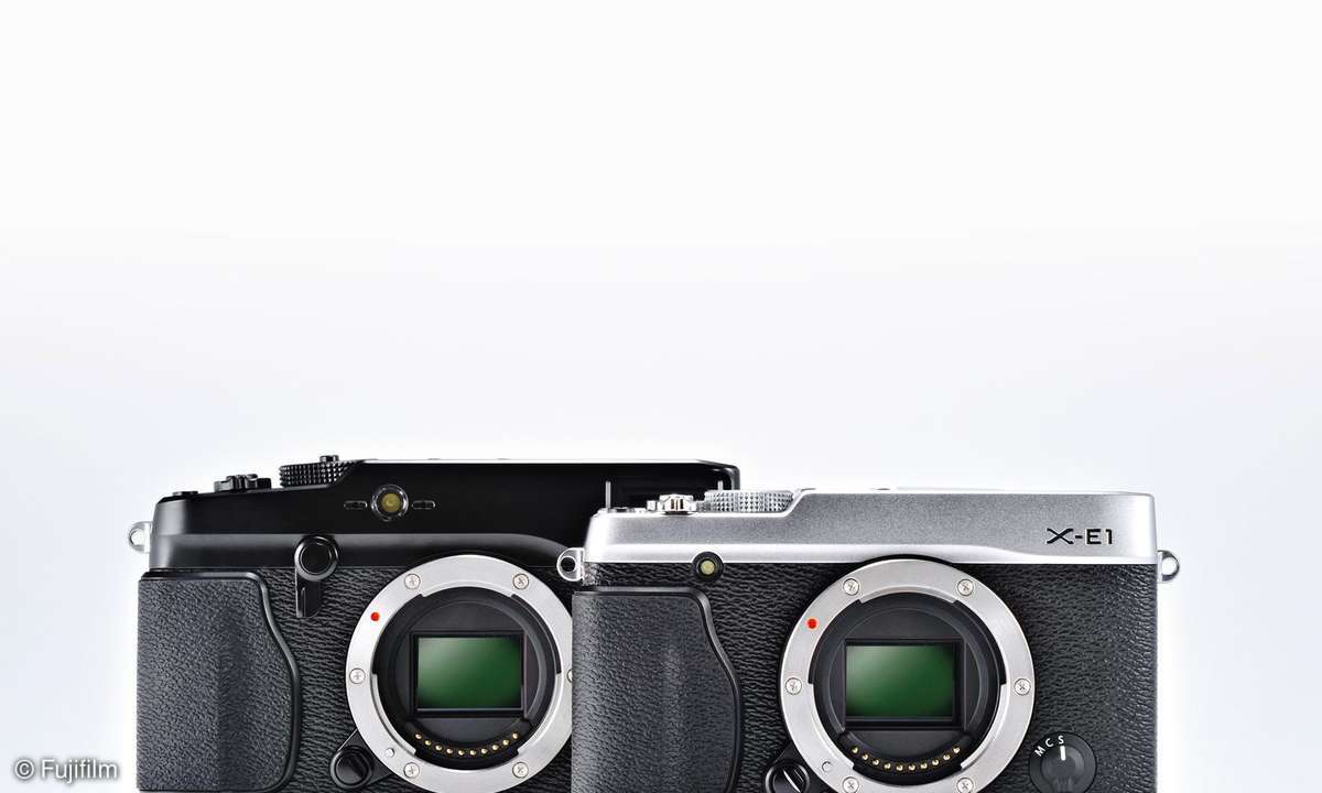 Vergleich: Fujifilm X-Pro1 und X-E1