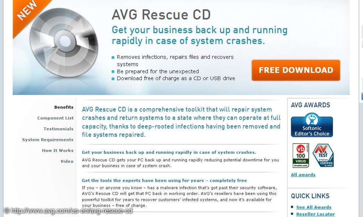 AVG Rescue CD