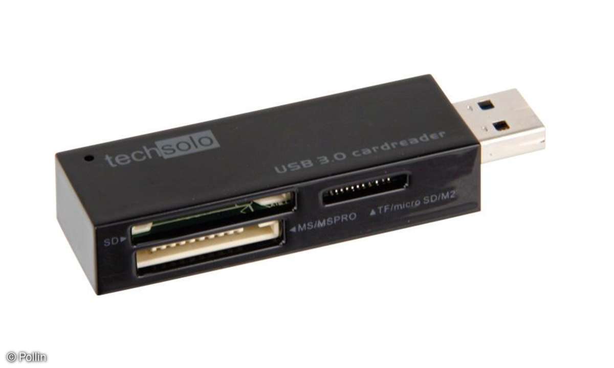Pollin: USB 3.0 Cardreader Technosolo TCR-1830
