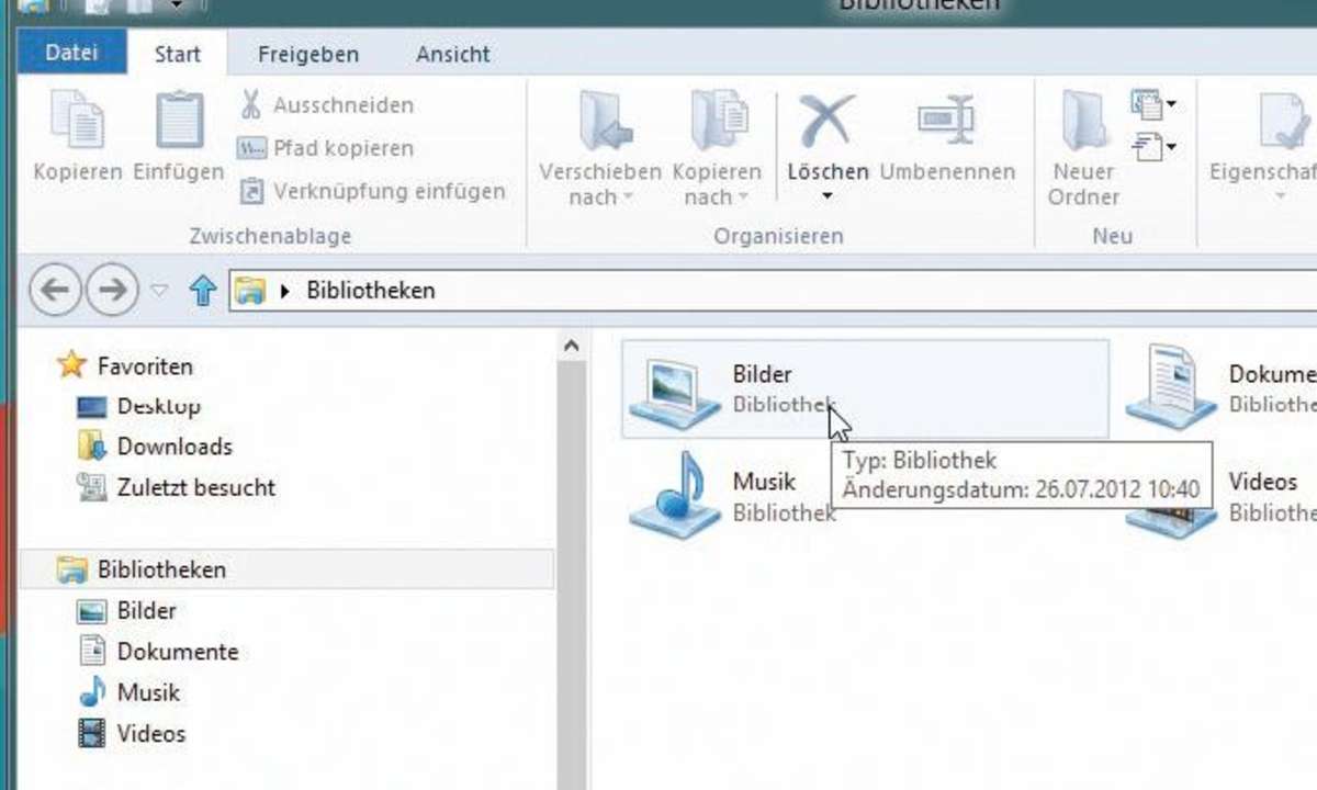 Versteckte Ordner in Windows anzeigen