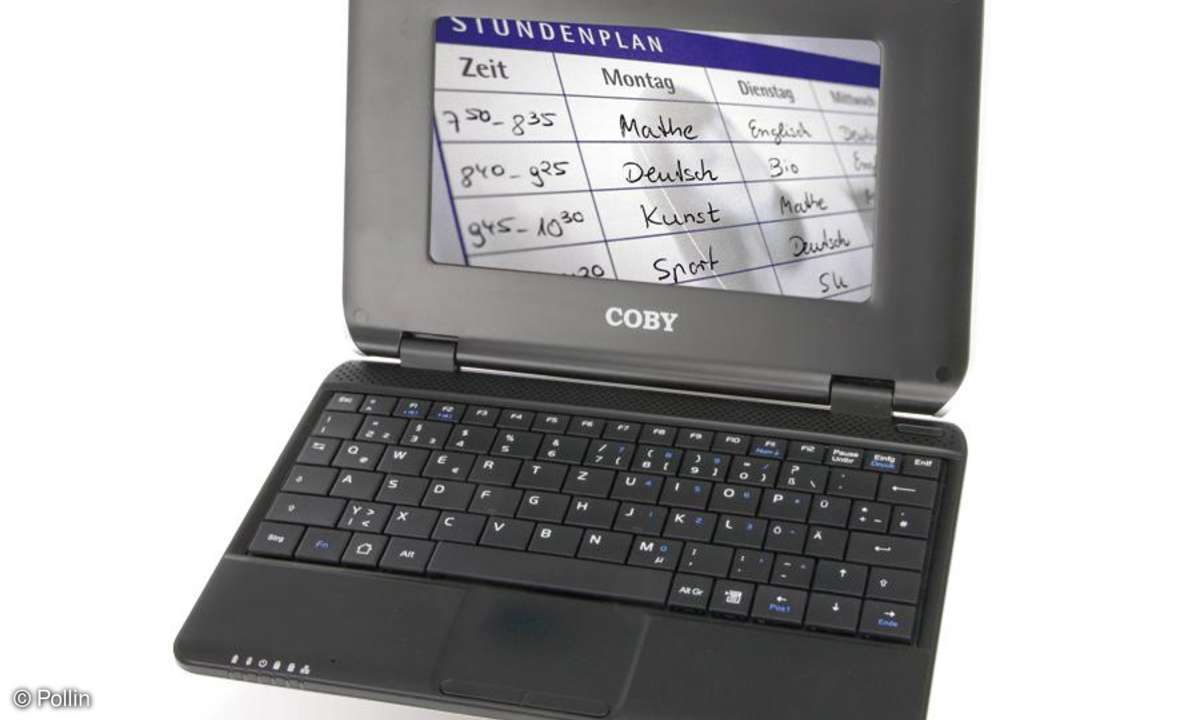 Pollin: 7 Zoll Android-Netbook COBY NBPC724-B