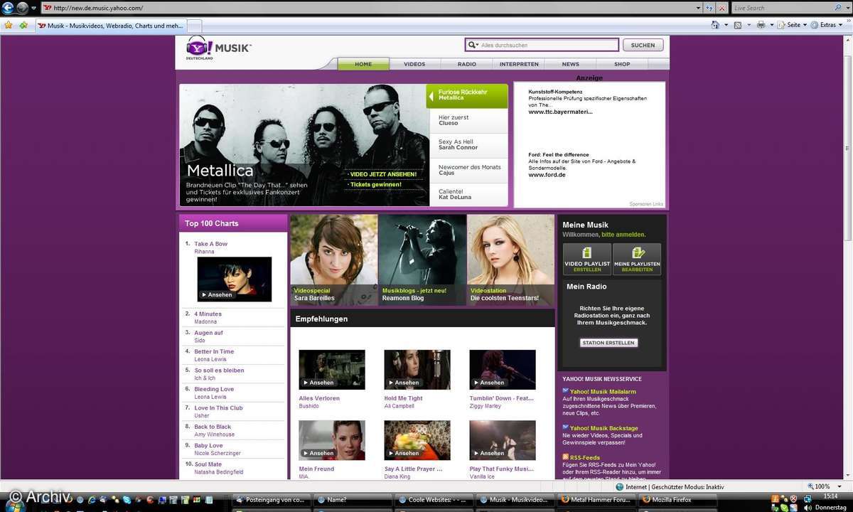 Coole Webseiten