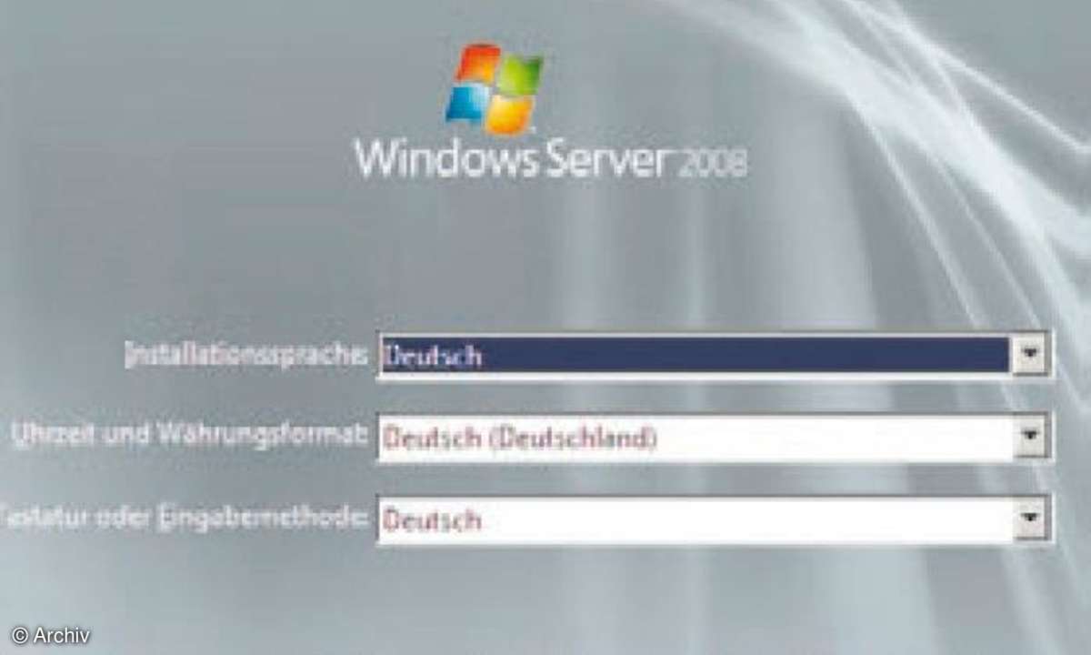 Software Windows Server 2008: Server 2008 als Desktop-System