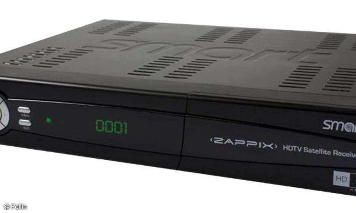 Pollin: SAT HDTV-Receiver mit HD+ SMART Zappix HD+