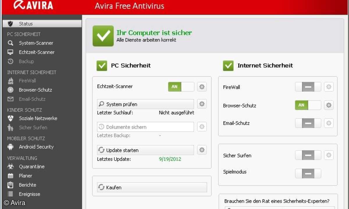 Avira 2013