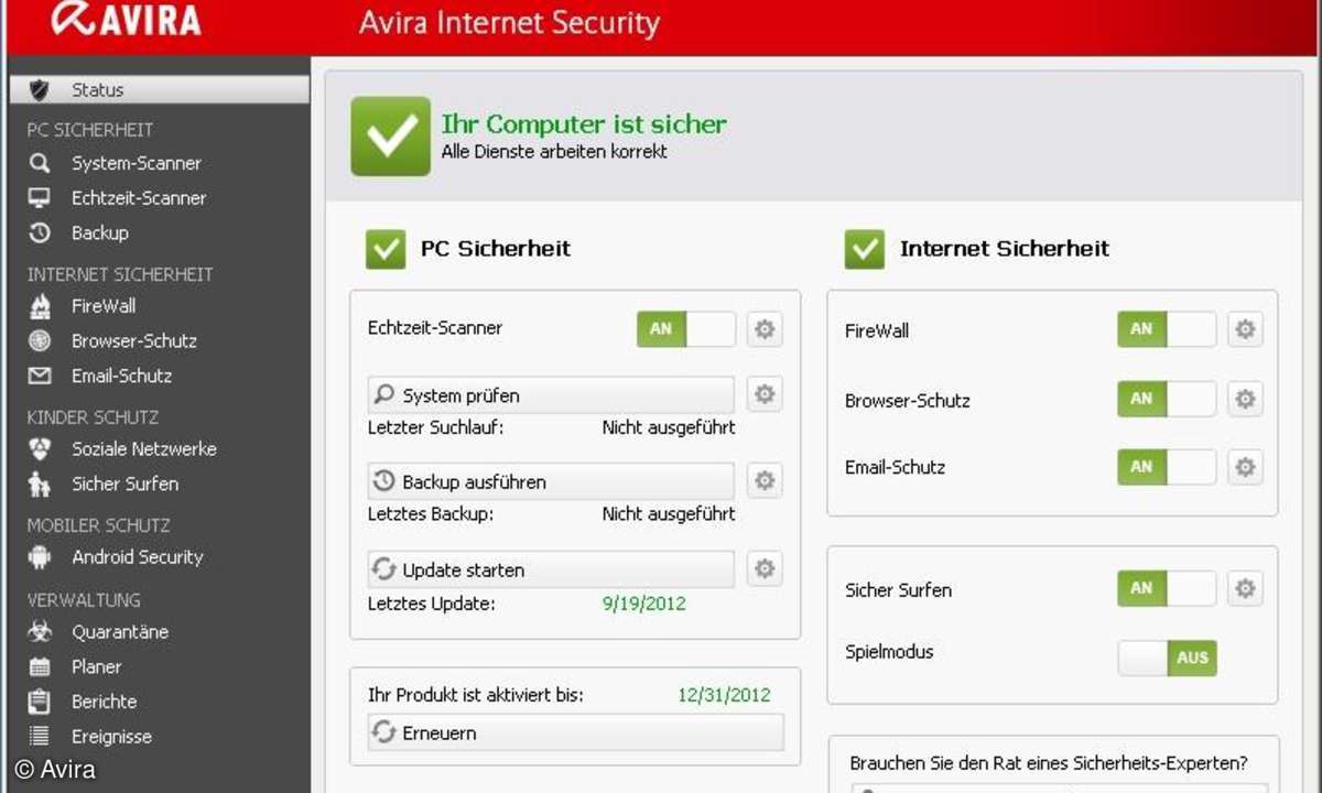Avira 2013