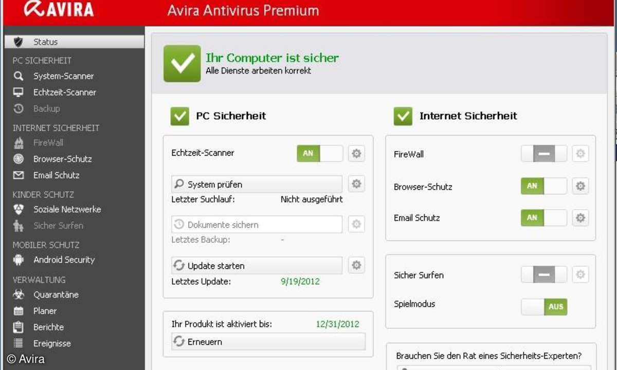 Avira 2013