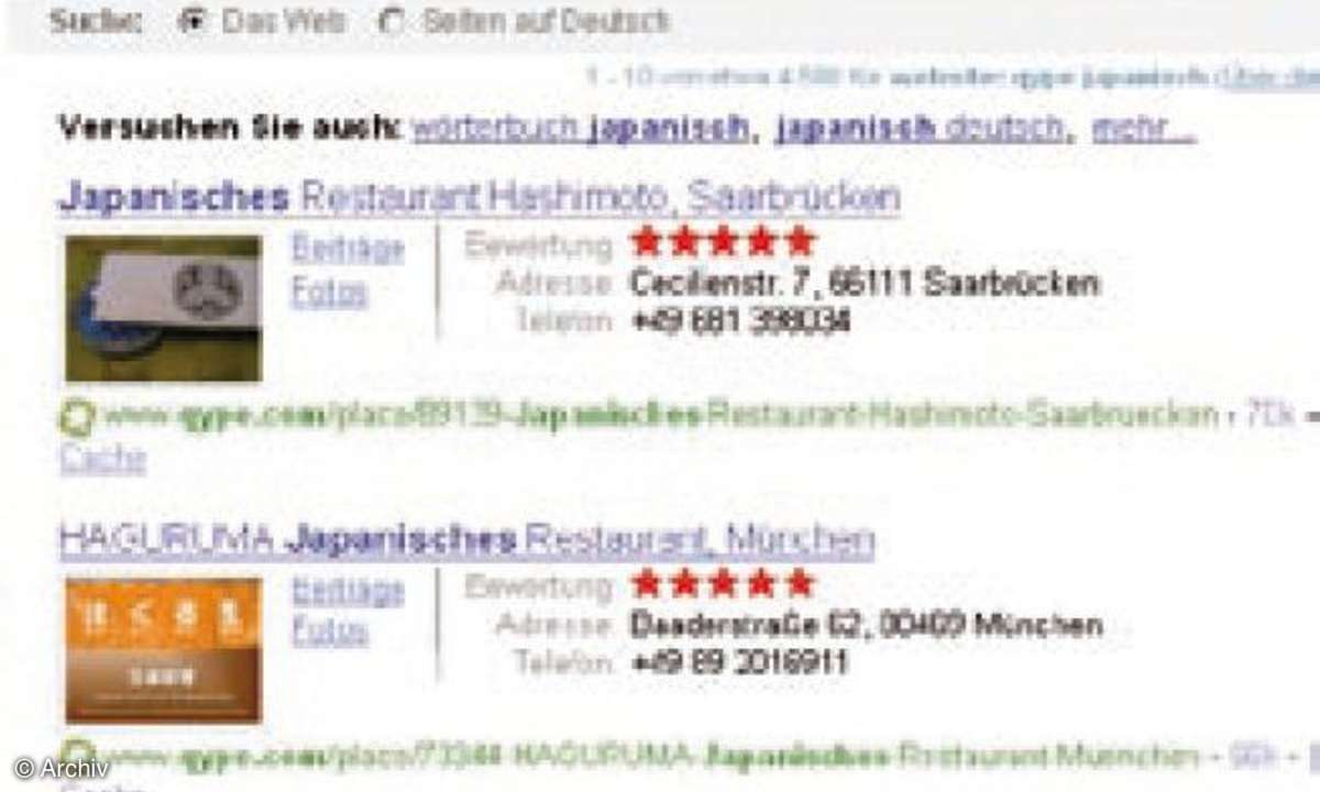 Wegdesign: Suchmaschinen-Optimierung