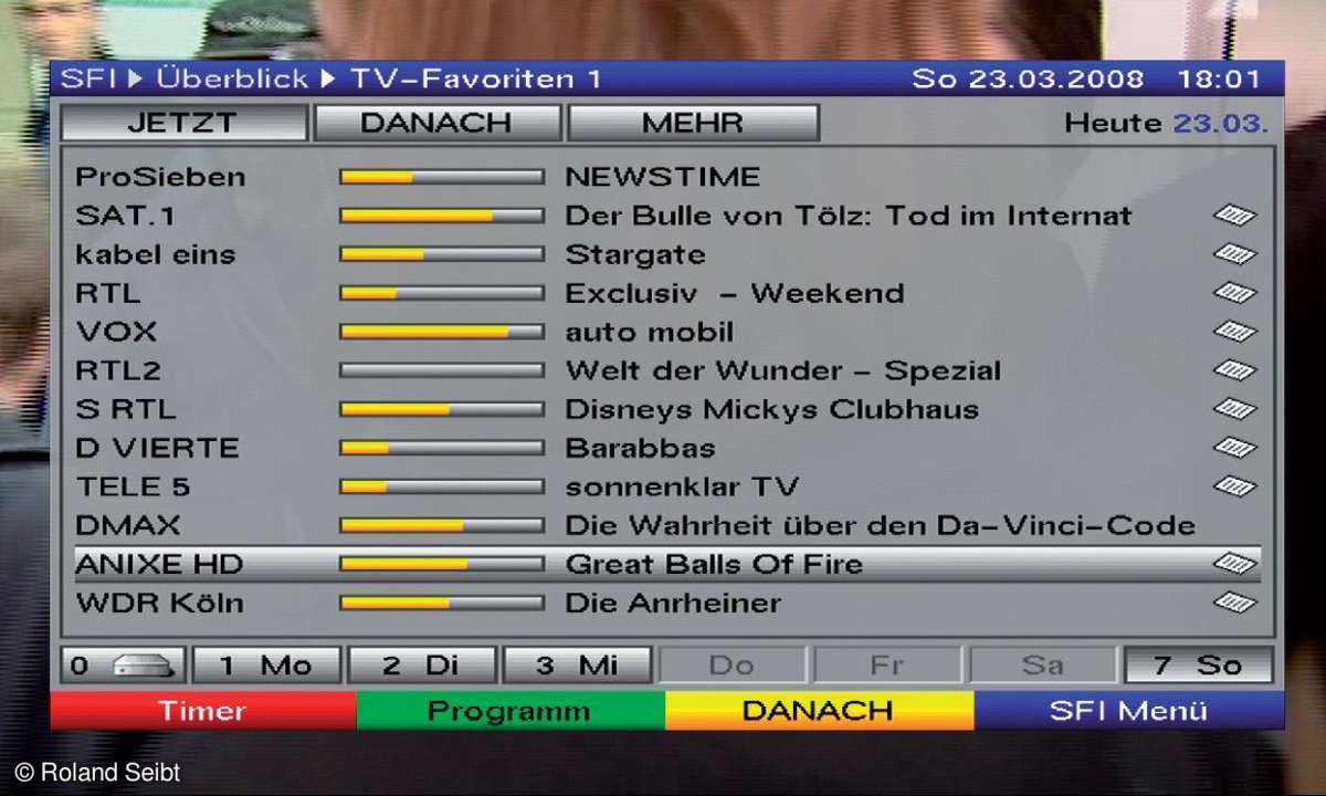 TechniSat EPG