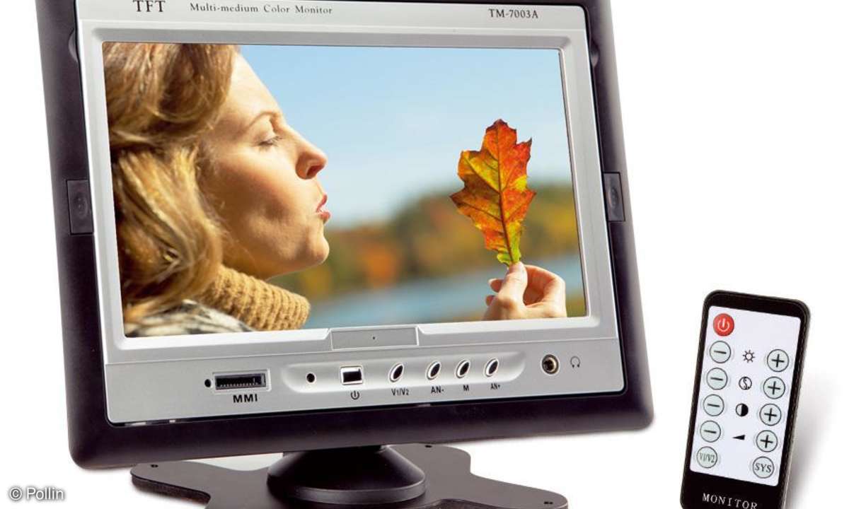 Pollin: 17,8 cm (7 Zoll) TFT/LCD-Monitor TM-7003A