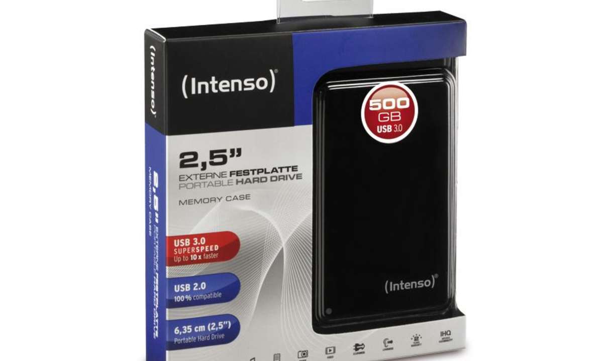 Pollin: USB 3.0-HDD Intenso Memory Case, 500 GB