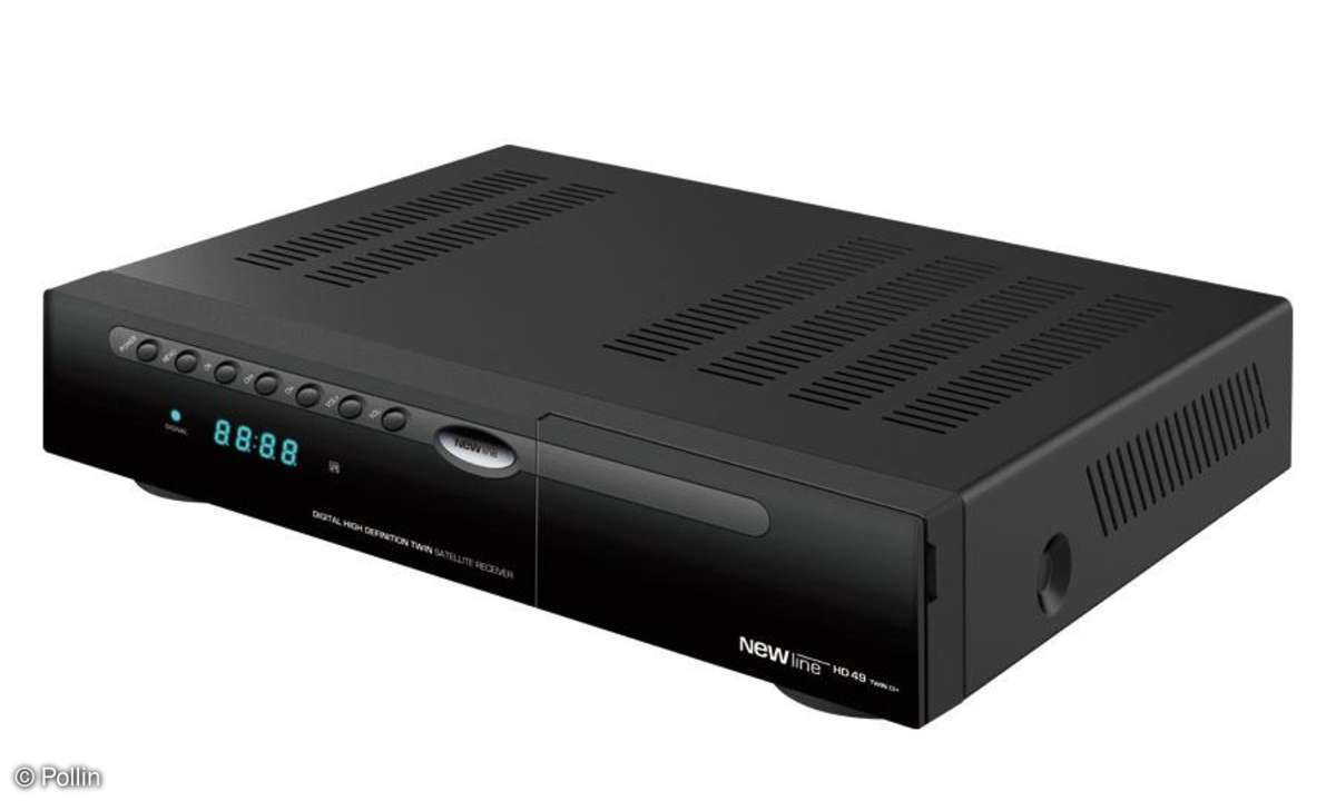 Pollin: SAT Twin-HDTV-Receiver Newline HD49