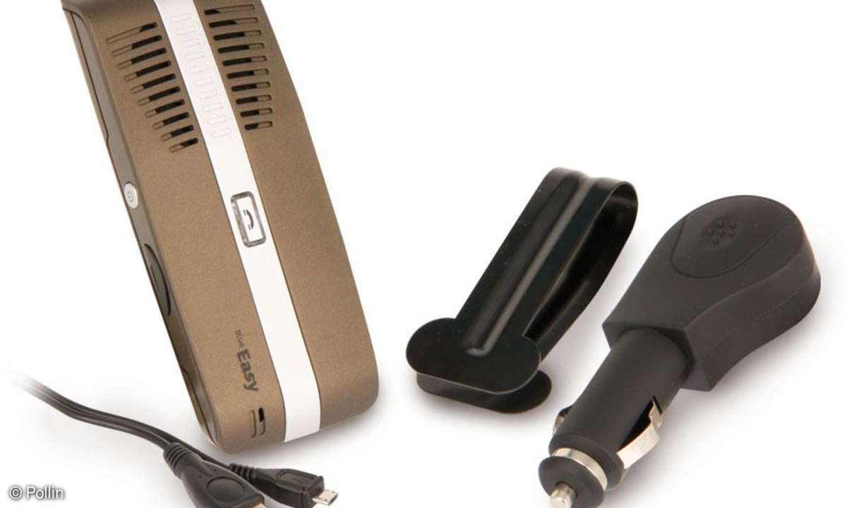 Pollin: Bluetooth Freisprecheinrichtung