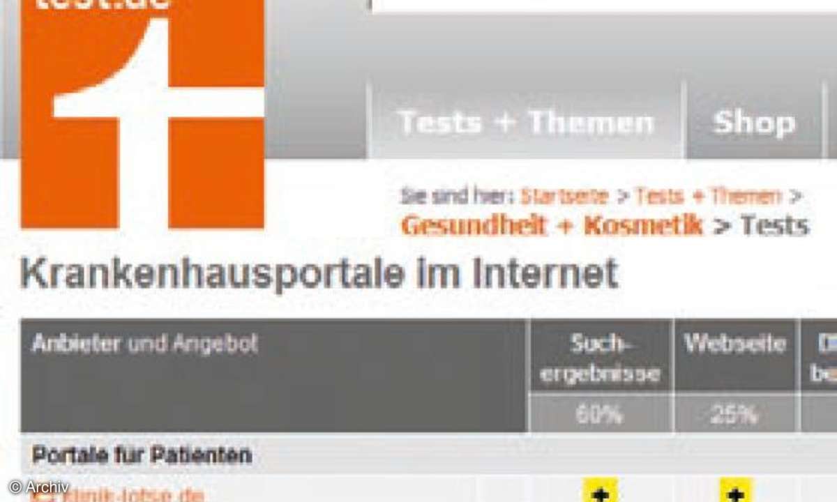 Gesundheit im Netz