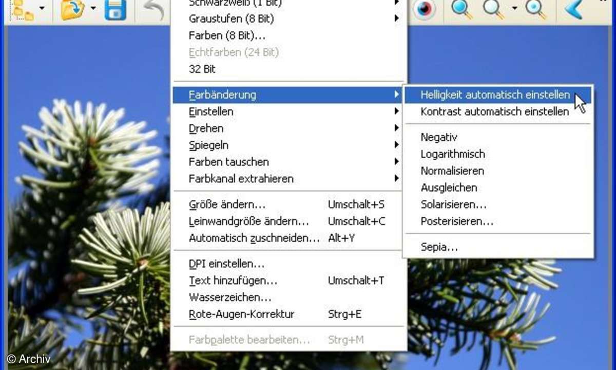 XnView - Bildbearbeitung