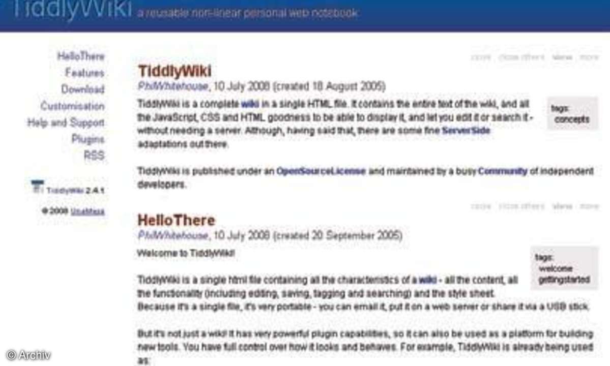 Wiki für die Hosentasche