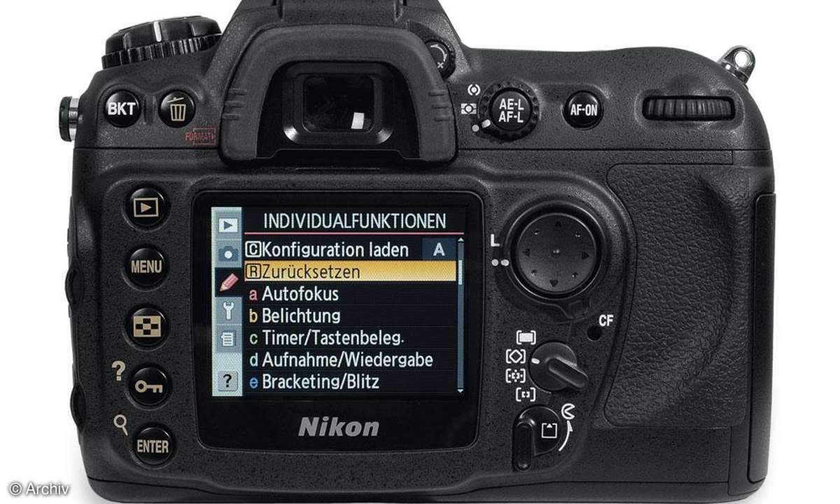 Nikon D200 Rückseite