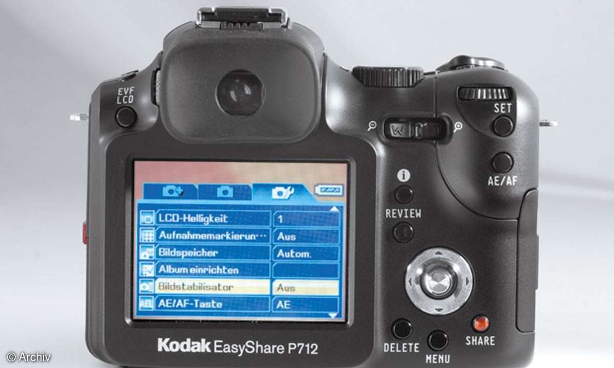 Kodak Easyshare P712 Rückseite