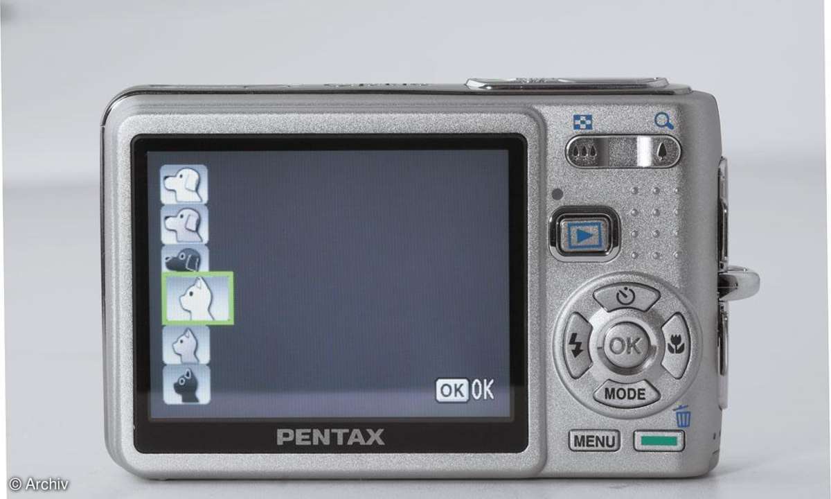 Pentax Optio A20 Rückseite