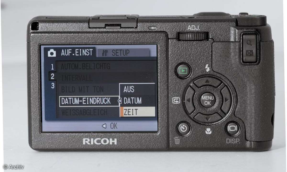 Ricoh GR Digital Rückseite