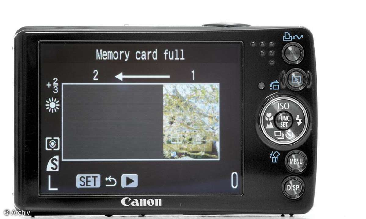 Canon Digital Ixus 75 Panoramafunktion