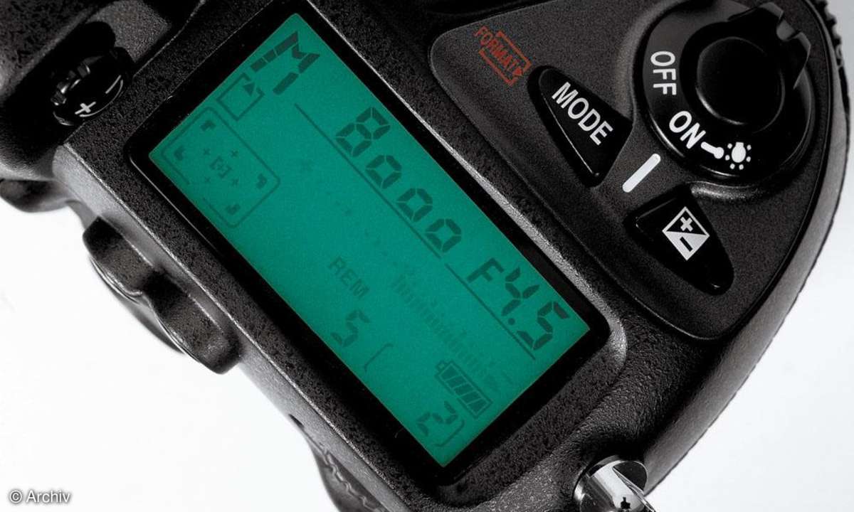 Nikon D2X Bedienelemente