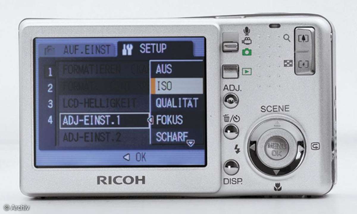 Ricoh Caplio R4 Bedienelemente