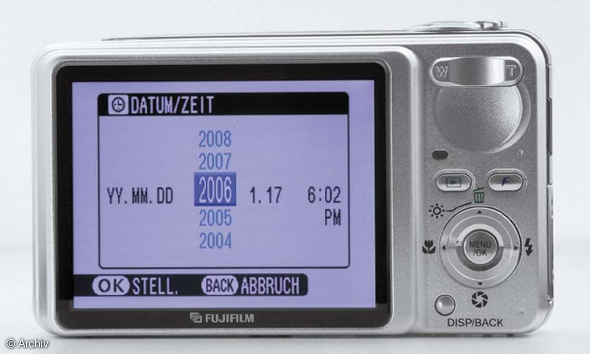 Fuji Finepix F650 Rückseite