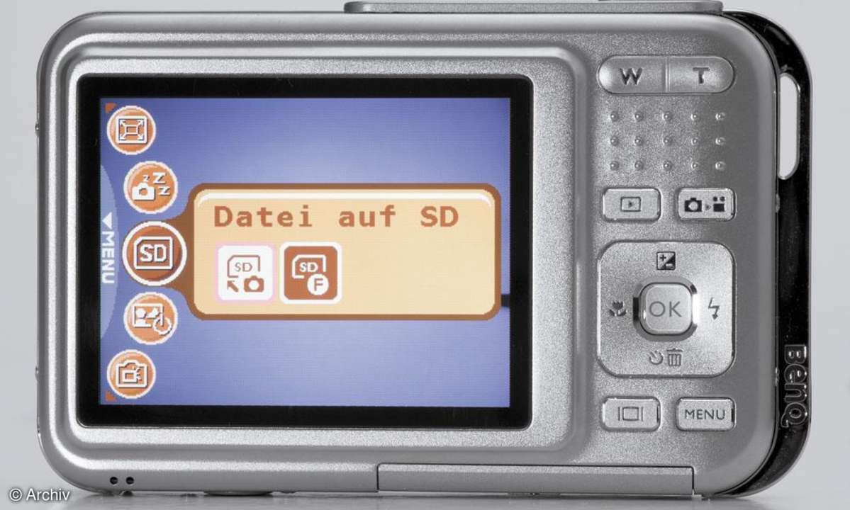 Benq DC-X720 Bedienelemente