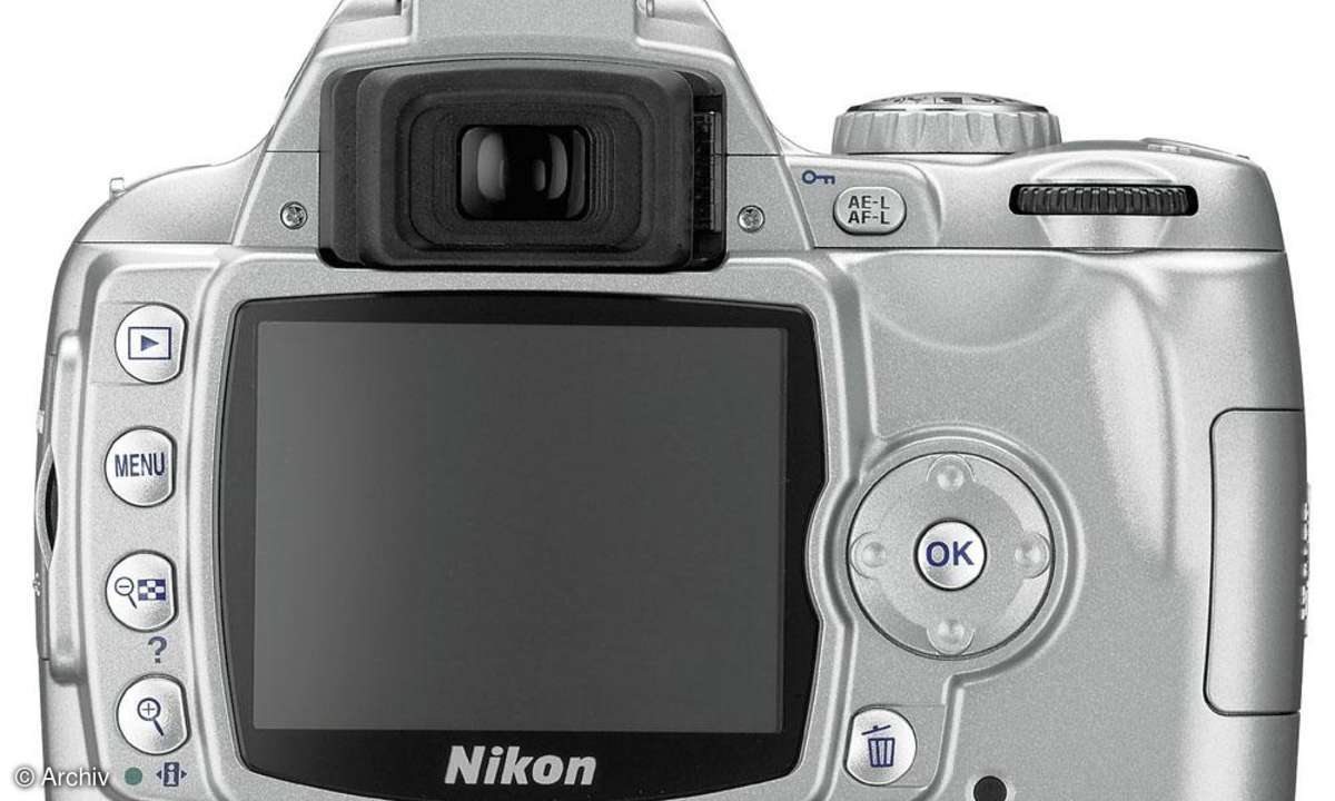 Nikon D40 Rückansicht